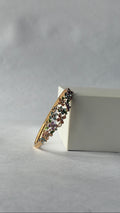 Vintage Garden Meenakari Kada | Rose & Sage Floral Bangle